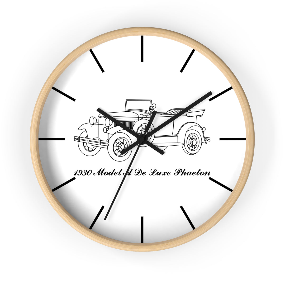 1930 De Luxe Phaeton Wall Clock