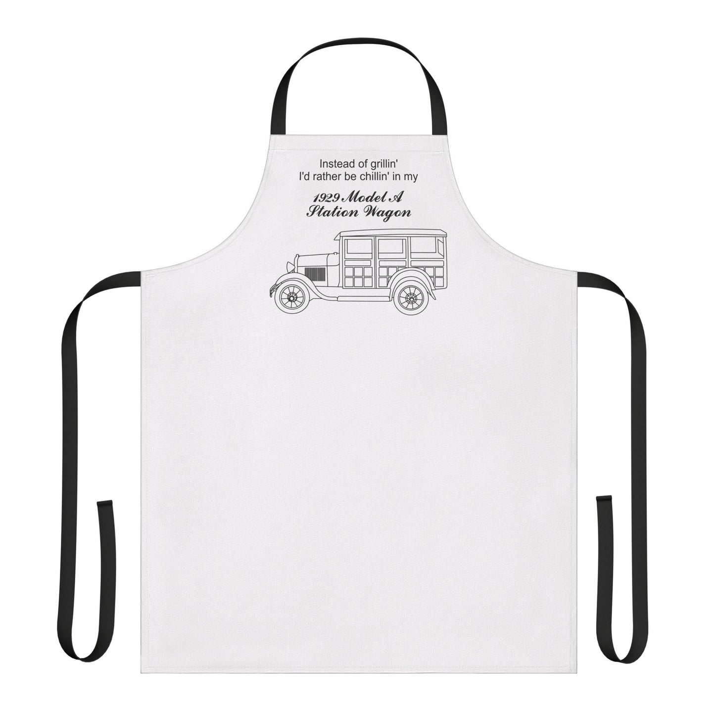 1929 Station Wagon Grillin' Apron