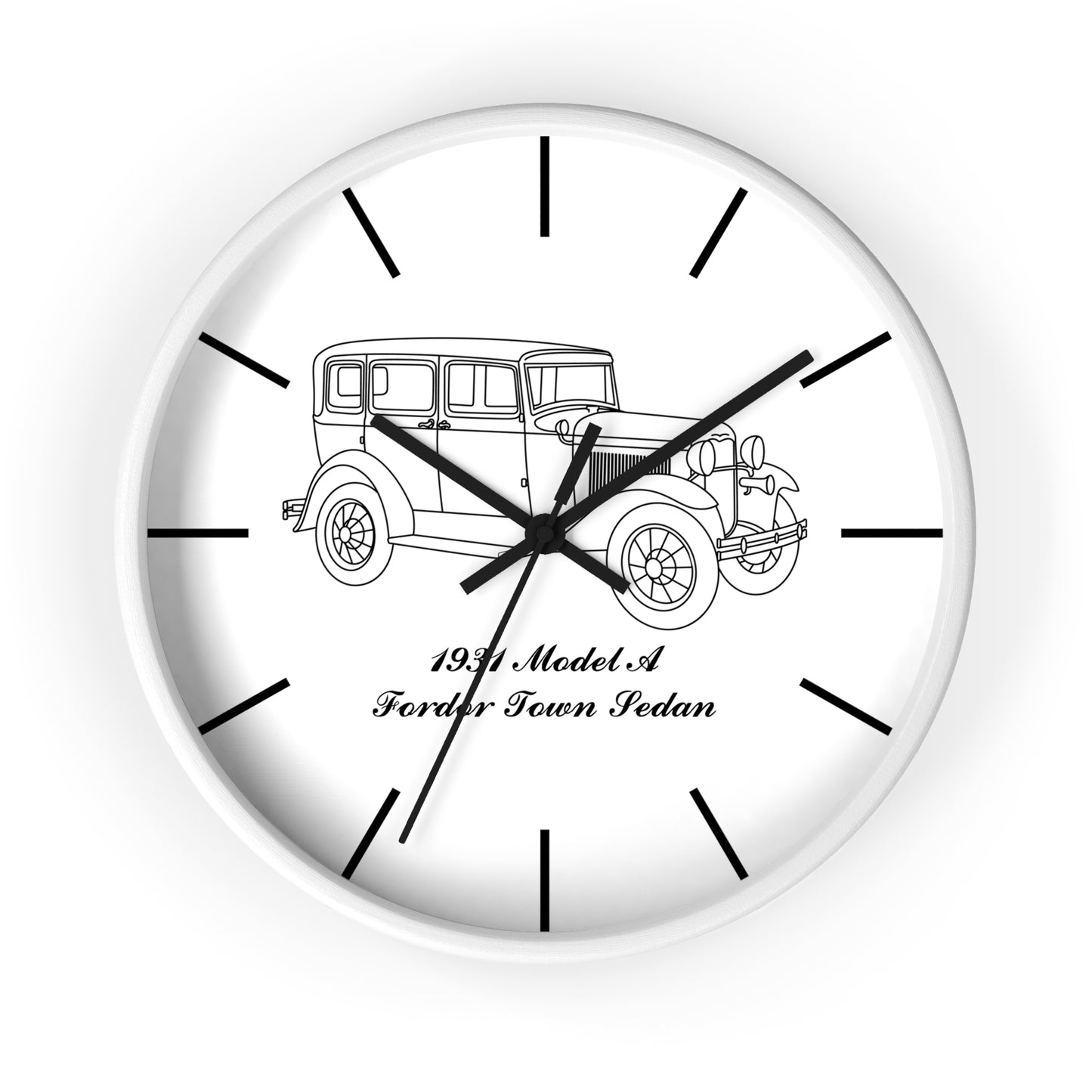 1931 Fordor Town Sedan Wall Clock