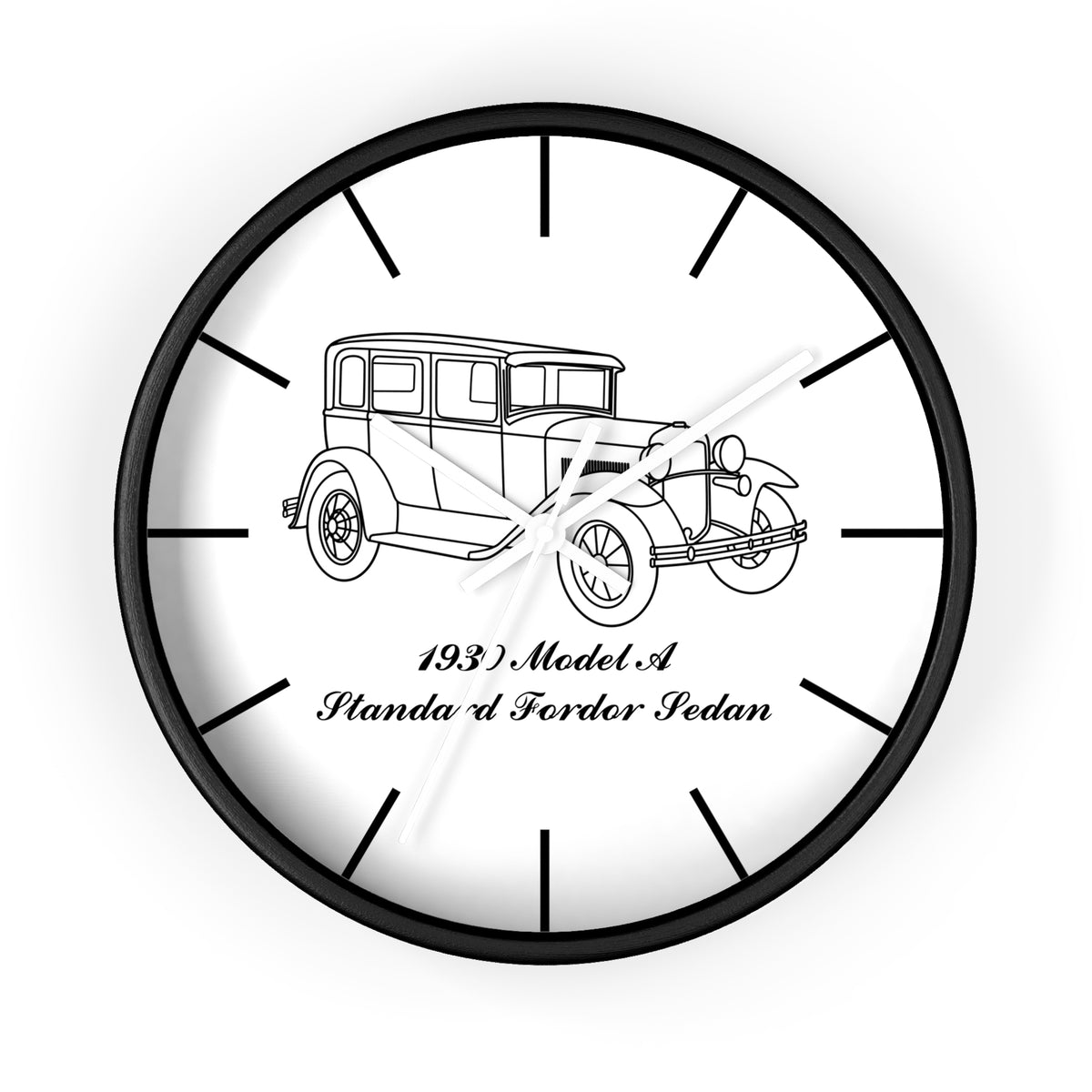 1930 Standard Fordor Sedan Wall Clock