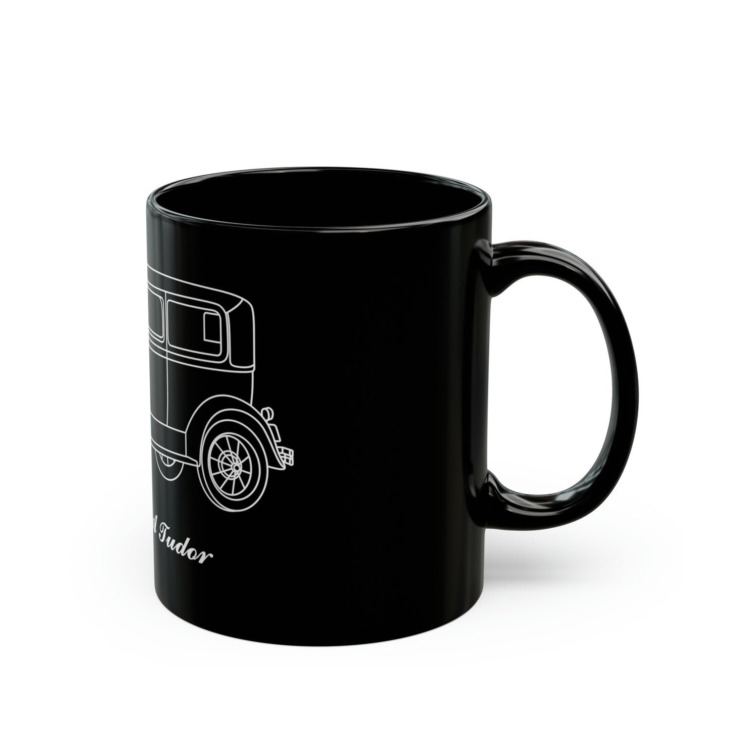 1929 Tudor Black Mug