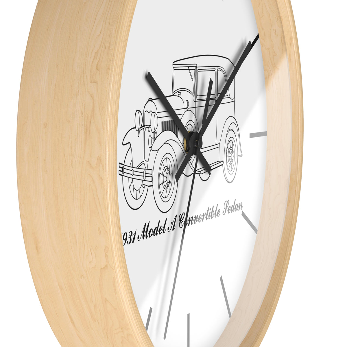 1931 Convertible Sedan Wall Clock