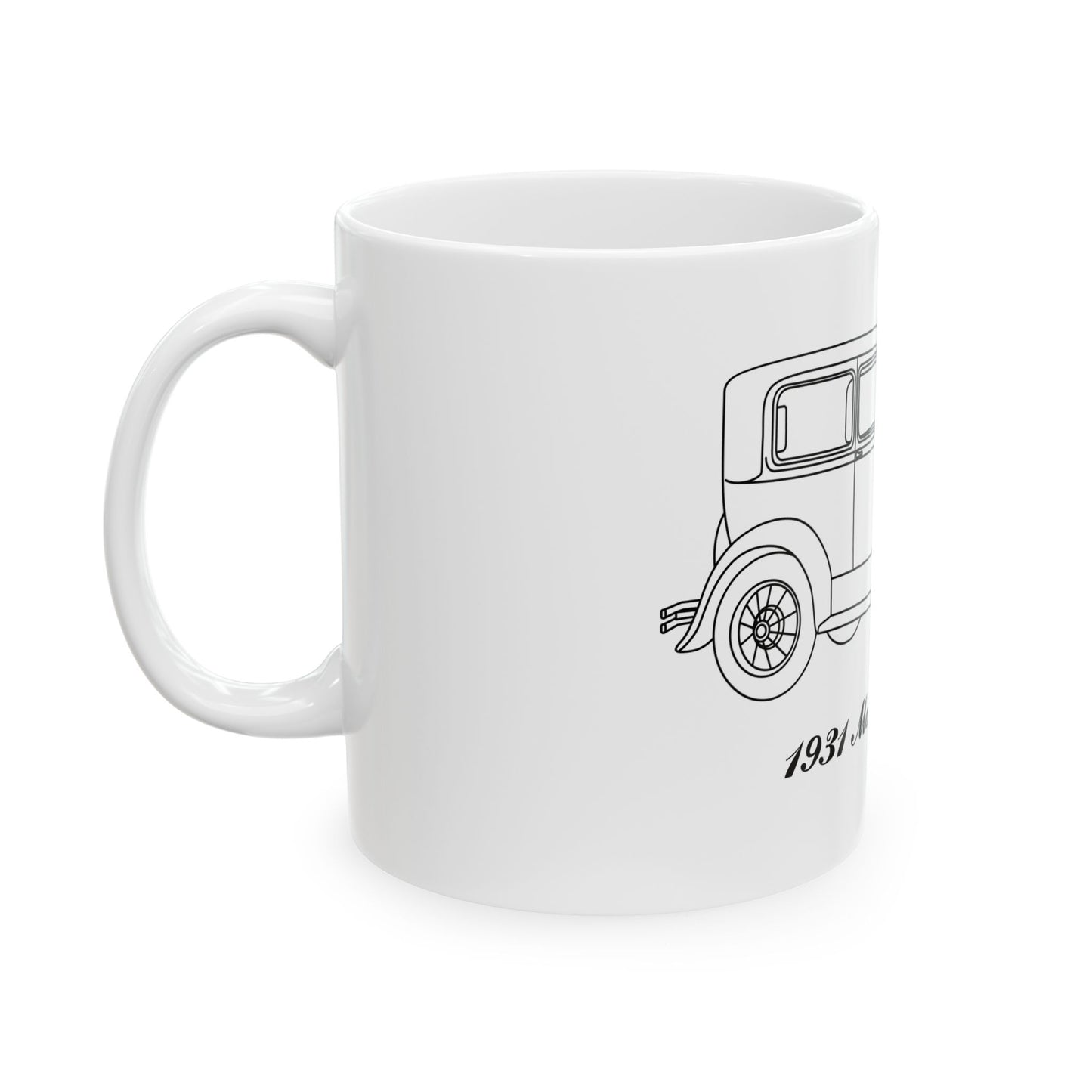 1931 Tudor White Mug