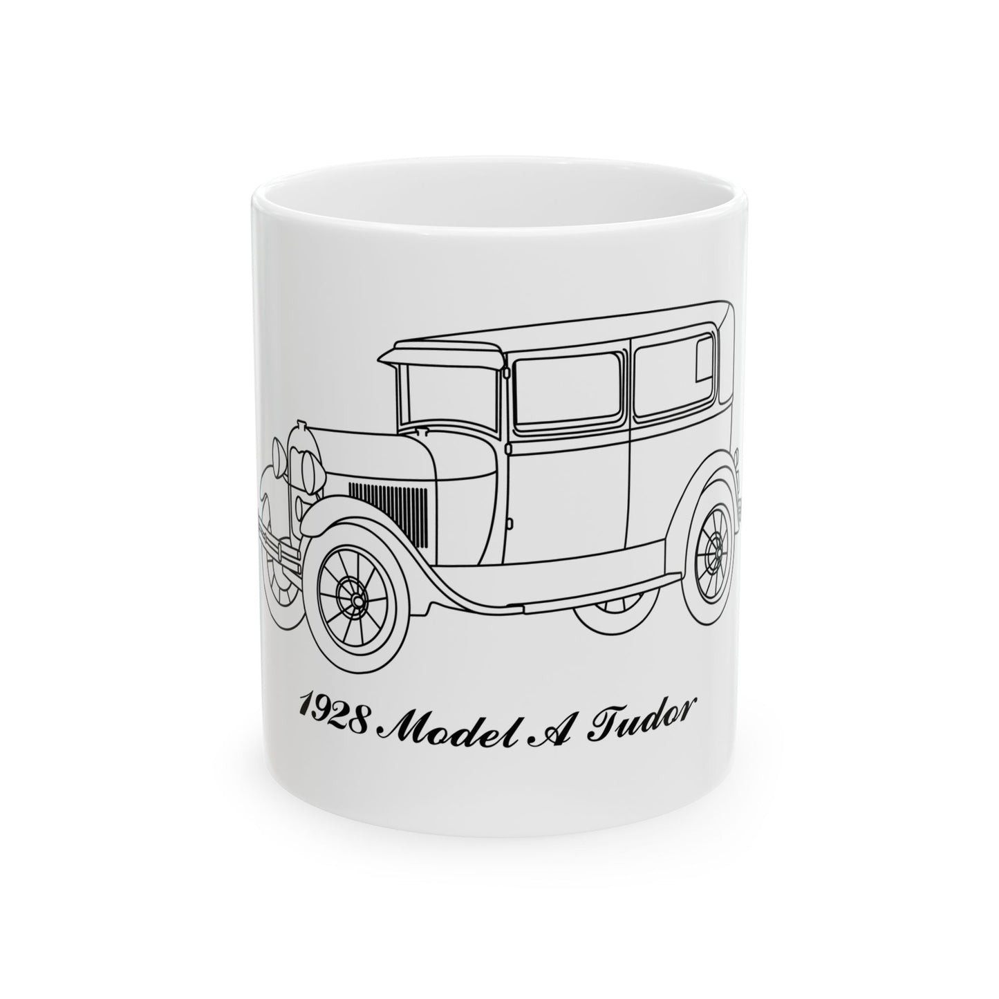 1928 Tudor White Mug