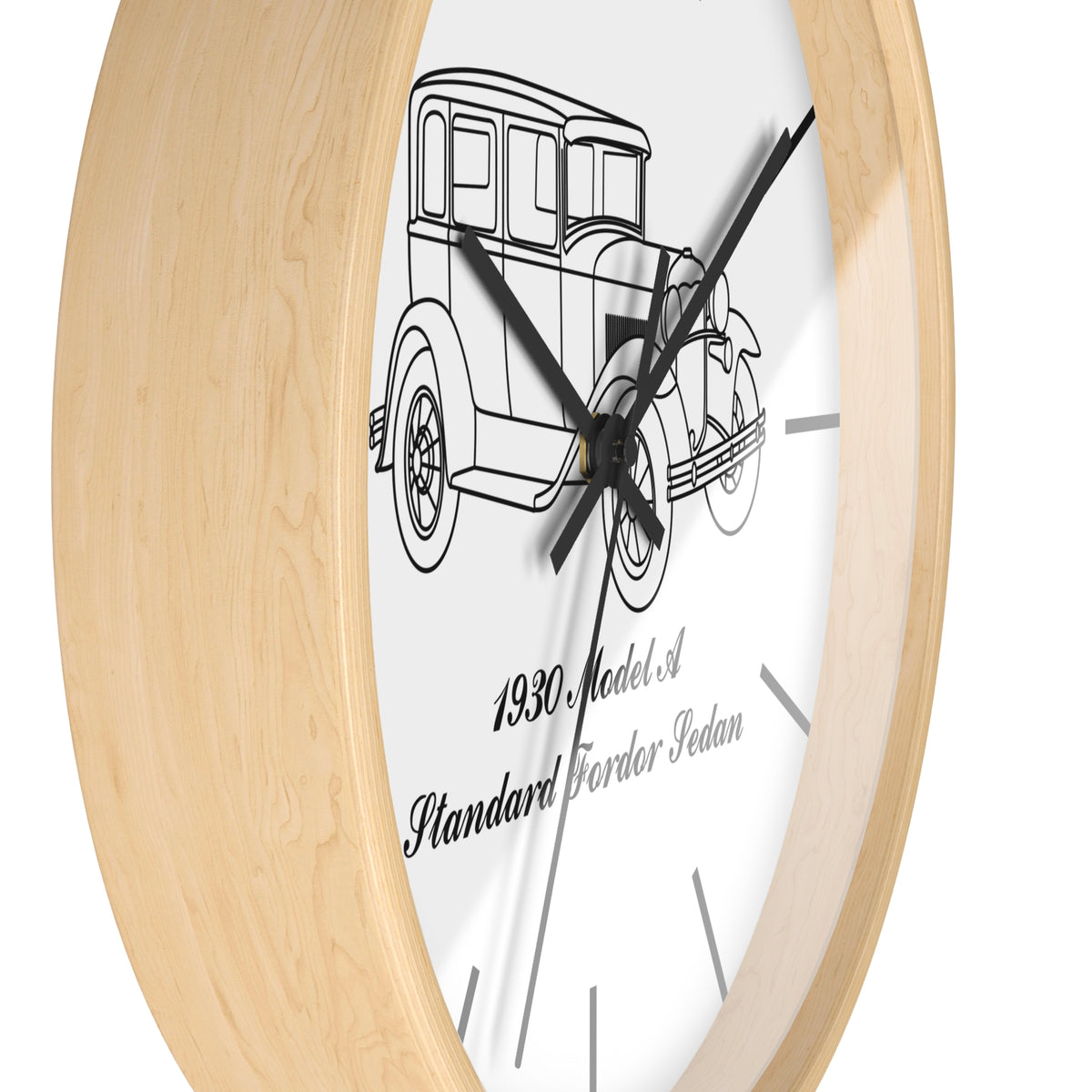 1930 Standard Fordor Sedan Wall Clock