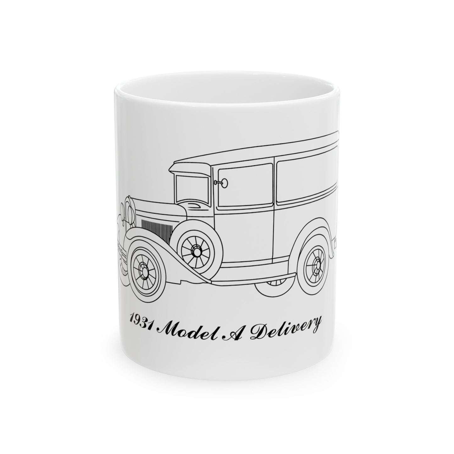 1931 Delivery White Mug