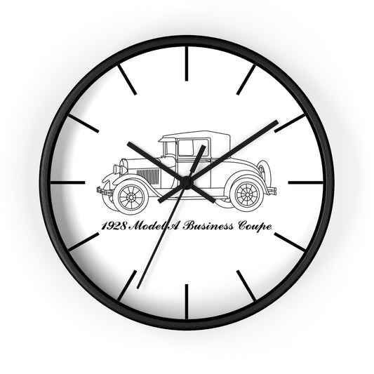 1928 Business Coupe Wall Clock