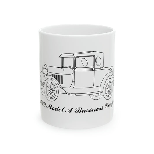 1929 Business Coupe White Mug