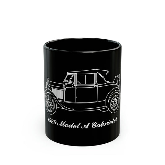 1929 Cabriolet Black Mug