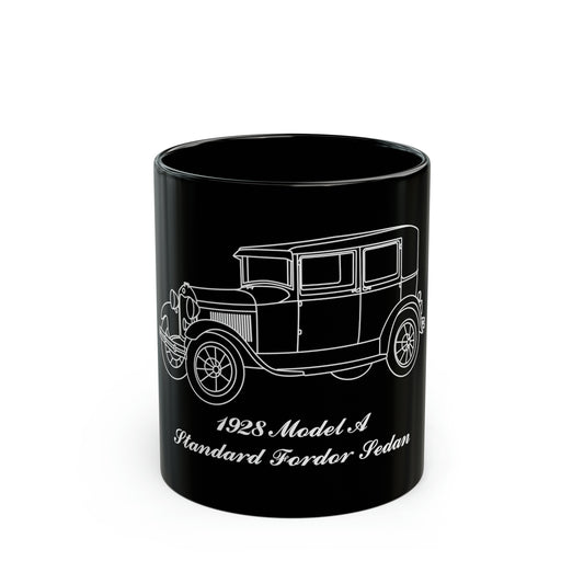 1928 Standard Fordor Sedan Black Mug