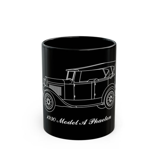 1930 Phaeton Black Mug