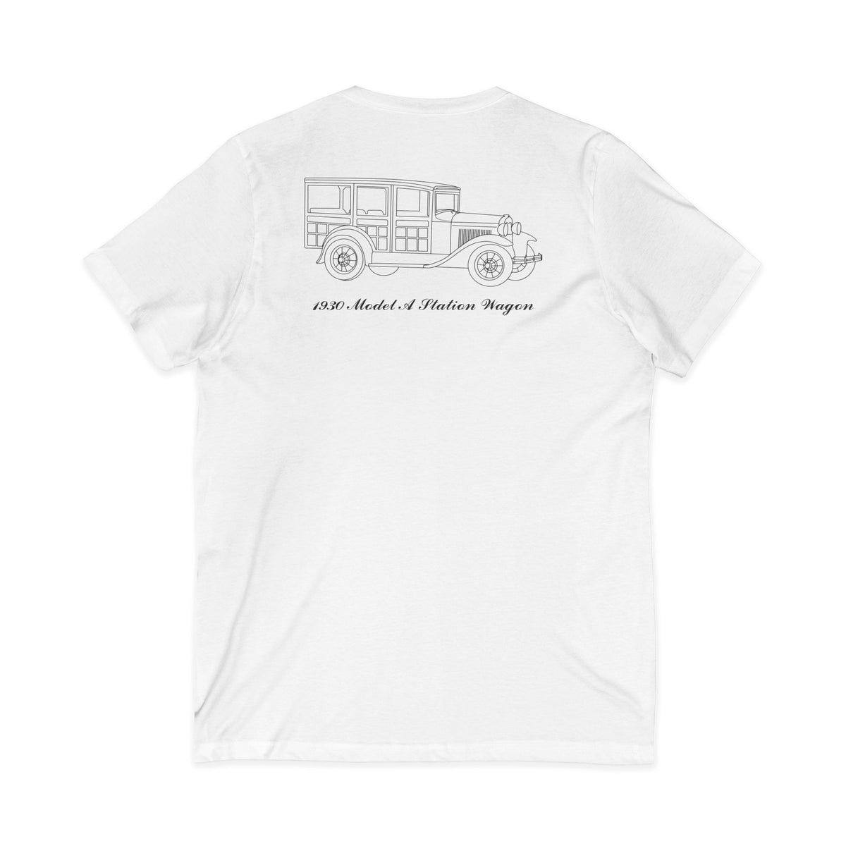 1930 Station Wagon Women's V-Neck Shirt