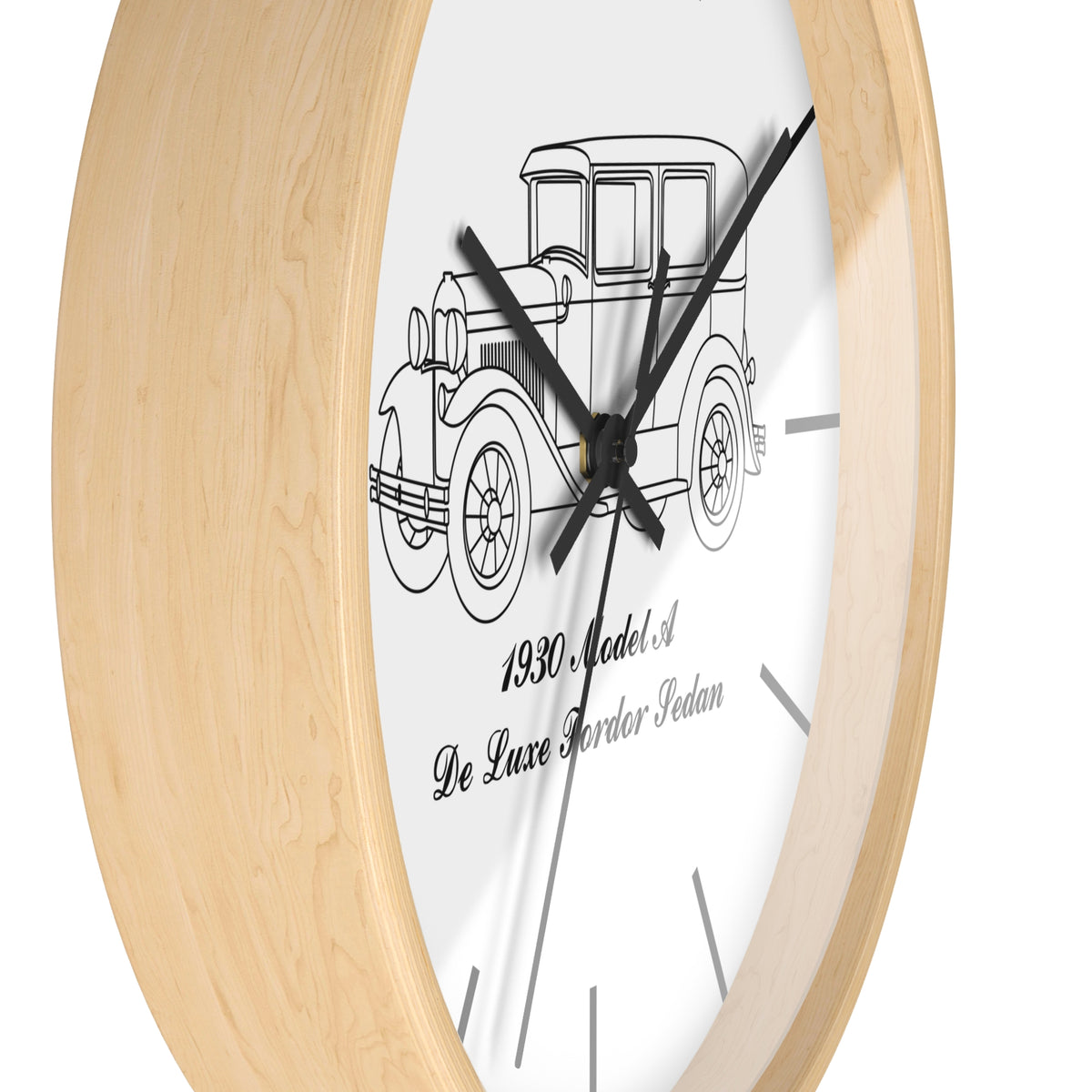 1930 De Luxe Fordor Sedan Wall Clock