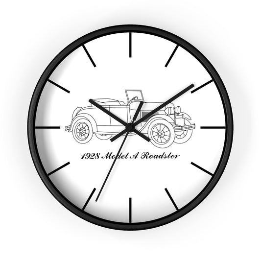 1928 Roadster Wall Clock