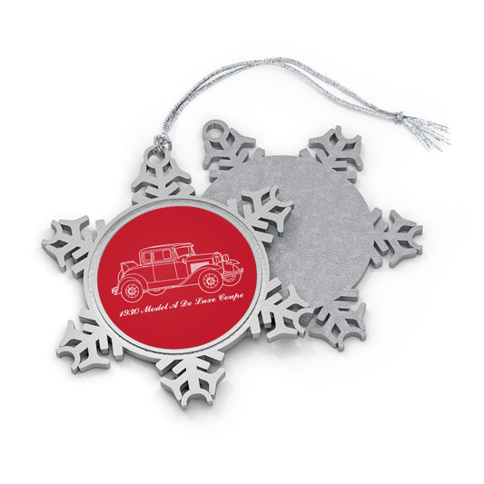 1930 De Luxe Coupe Snowflake Ornament