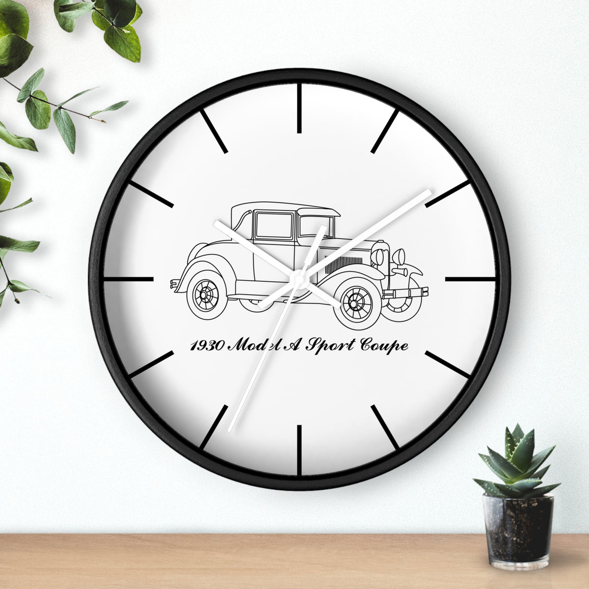 1930 Sport Coupe Wall Clock