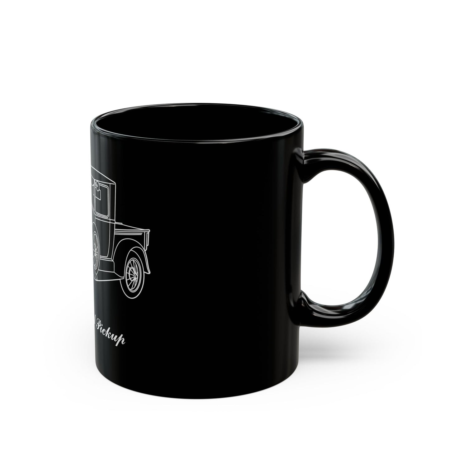 1929 Pickup Black Mug