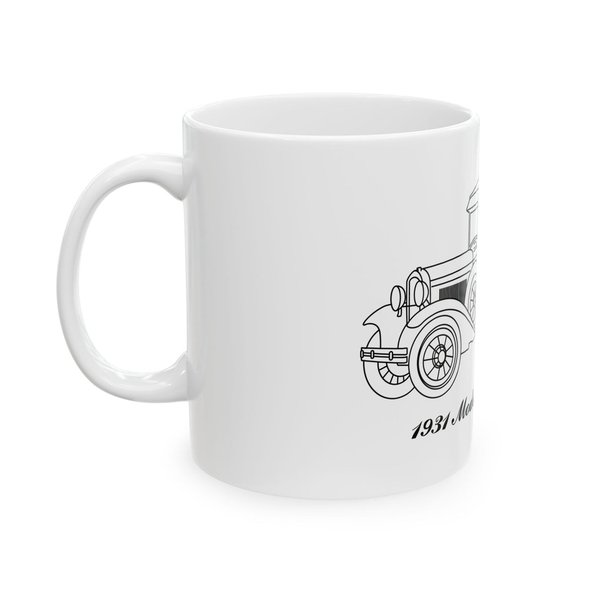 1931 Delivery White Mug