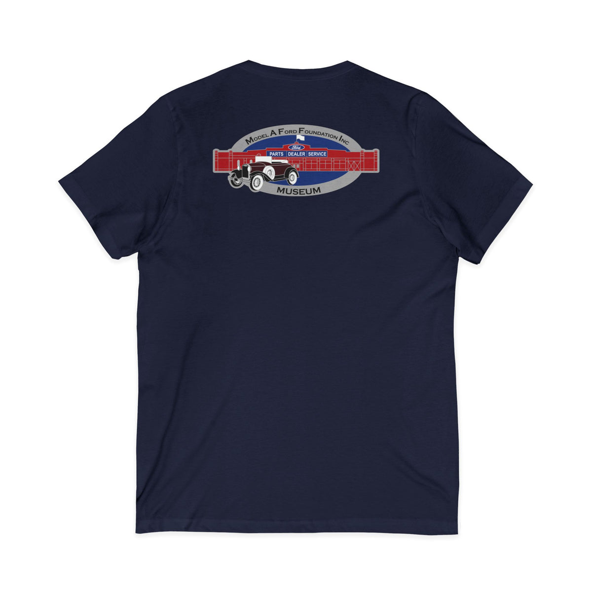 Model A Museum Women's V-Neck T-Shirt