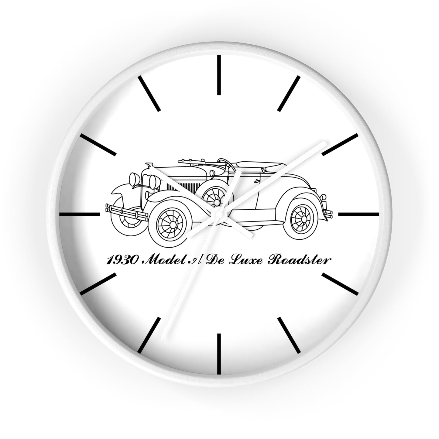 1930 De Luxe Roadster Wall Clock
