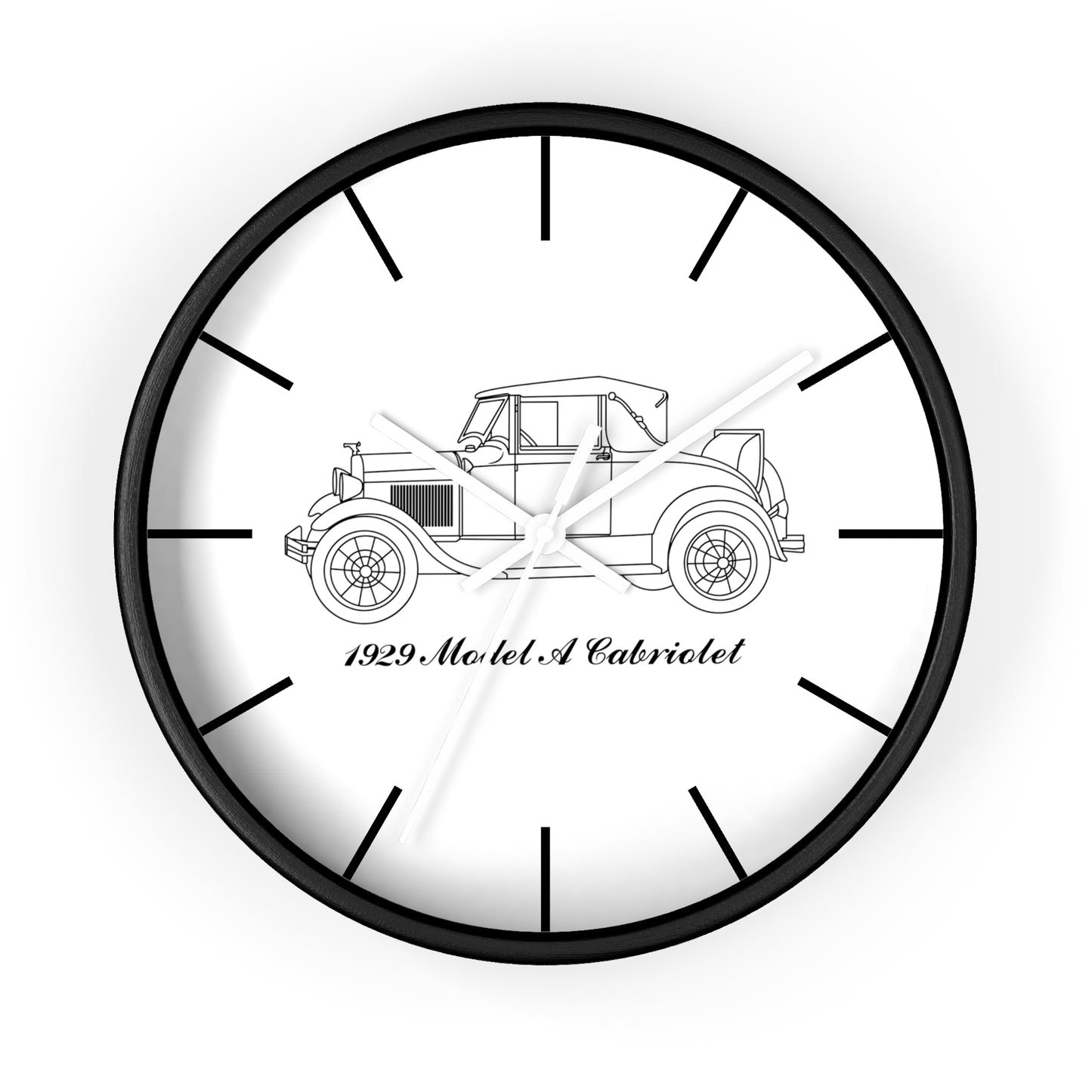 1929 Cabriolet Wall Clock