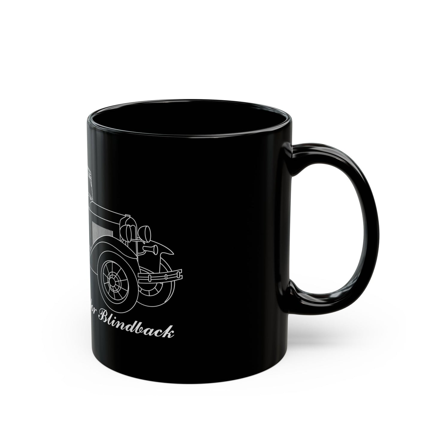 1931 Fordor Blindback Black Mug