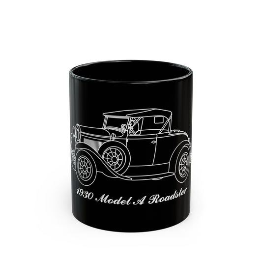 1930 Roadster Black Mug