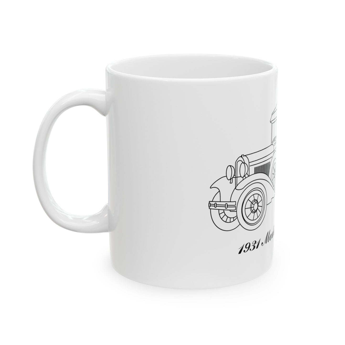 1931 Delivery White Mug