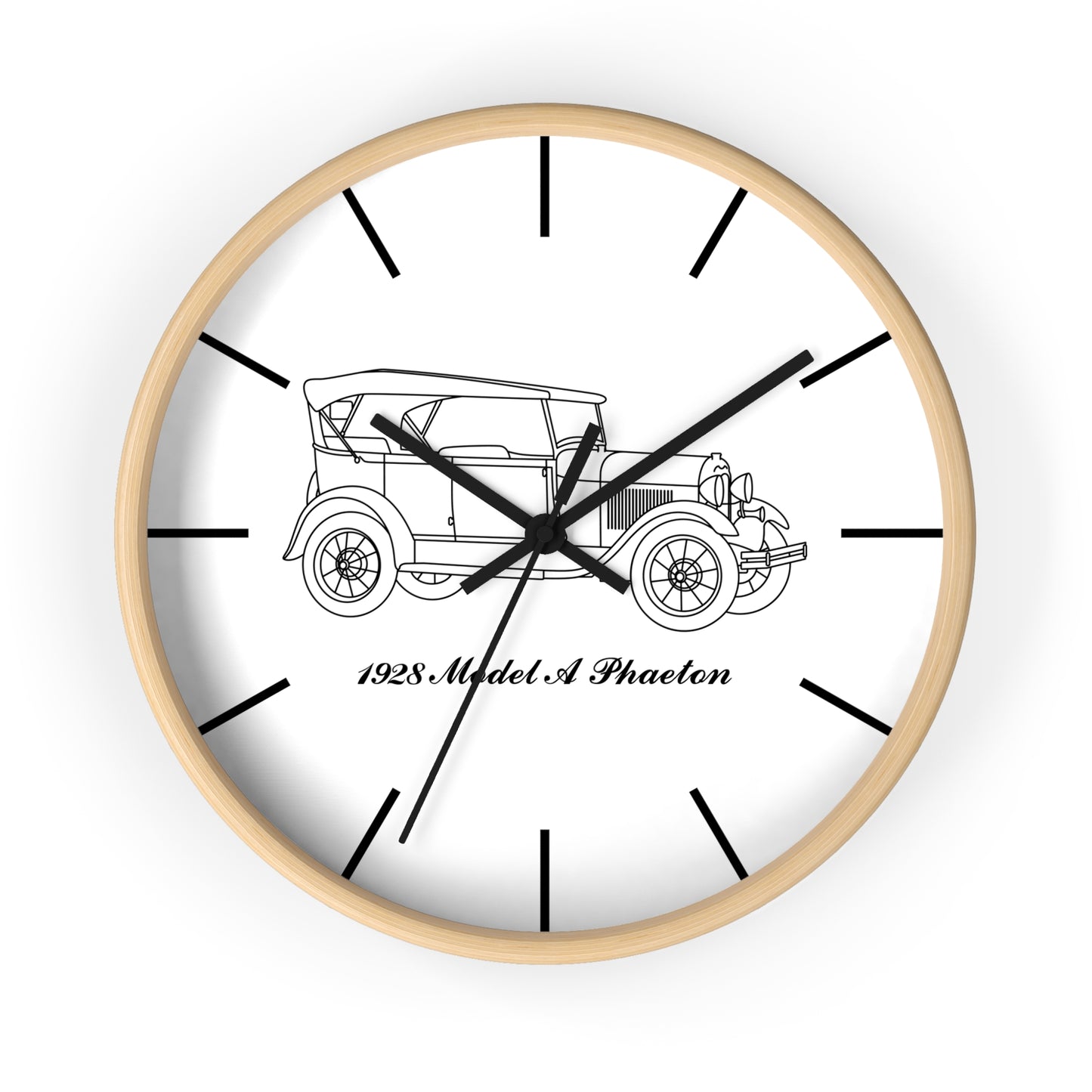 1928 Phaeton Wall Clock