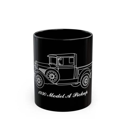 1930 Pickup Black Mug