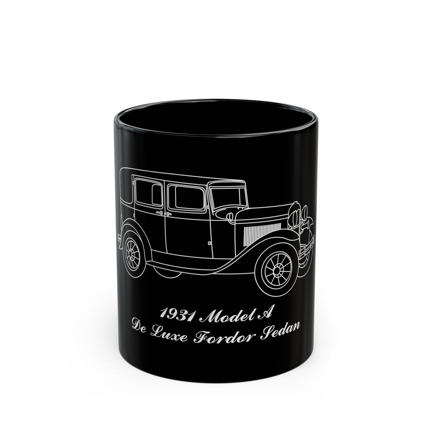 1931 De Luxe Fordor Sedan Black Mug