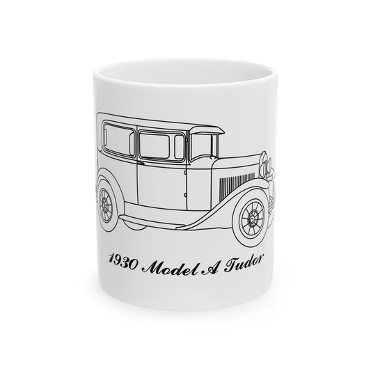 1930 Tudor White Mug