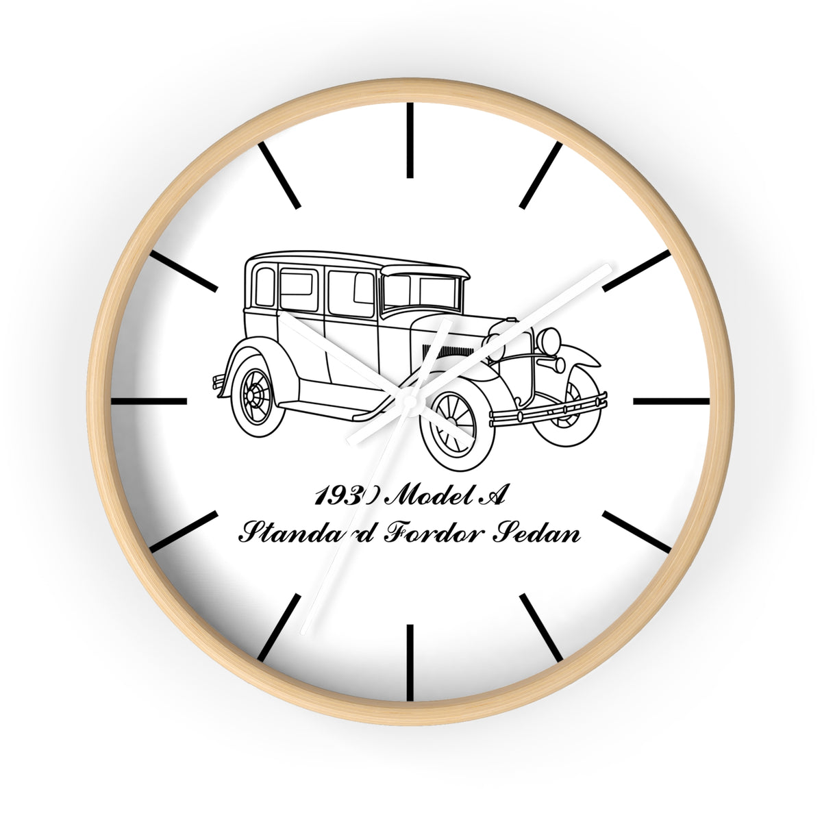 1930 Standard Fordor Sedan Wall Clock