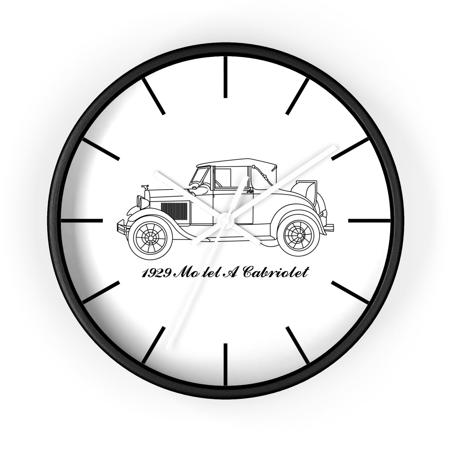 1929 Cabriolet Wall Clock