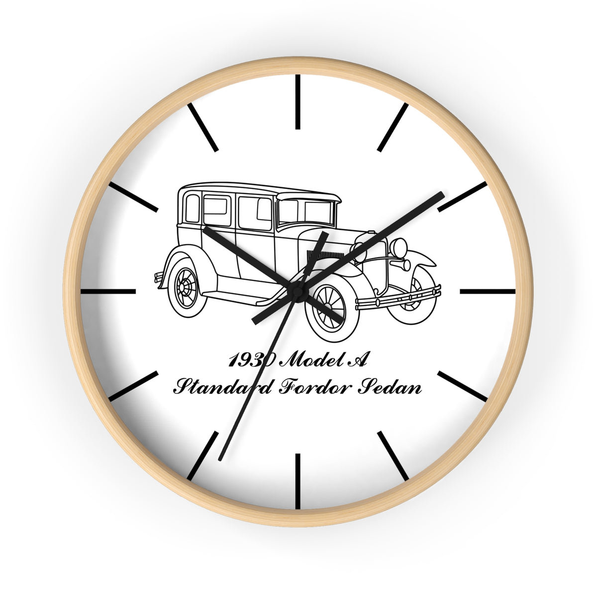 1930 Standard Fordor Sedan Wall Clock