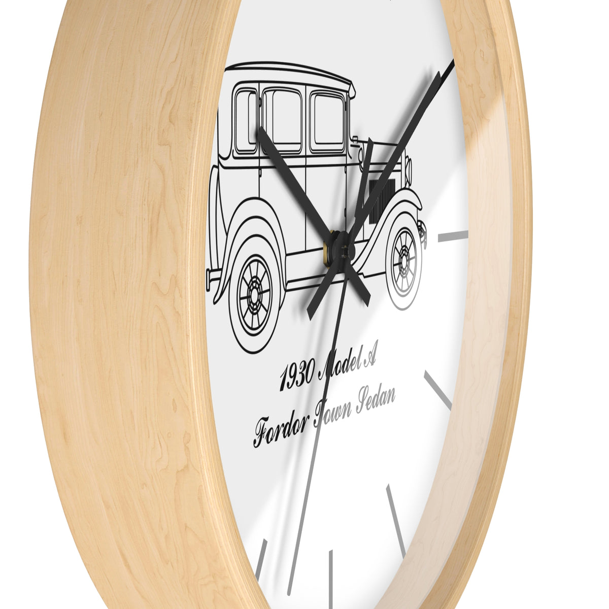 1930 Fordor Town Sedan Wall Clock