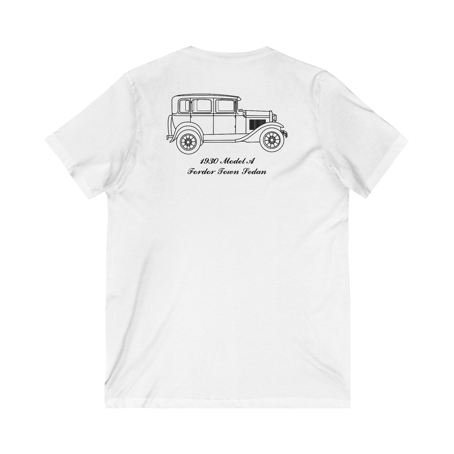 1930 Fordor Town Sedan Women's V-Neck Shirt