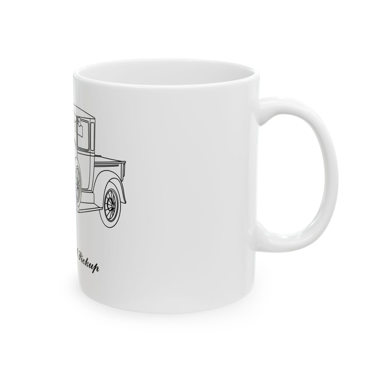 1928 Pickup White Mug
