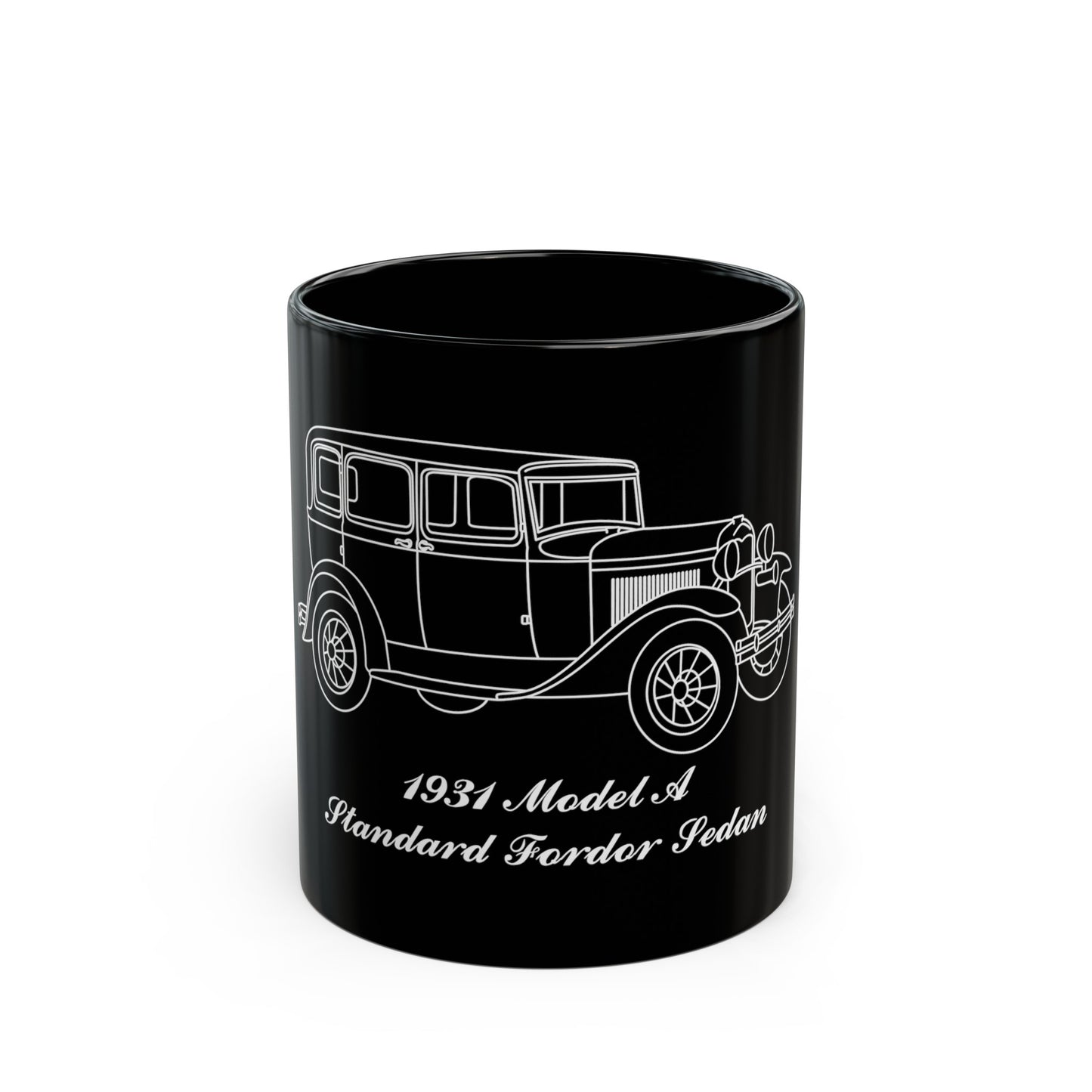 1931 Standard Fordor Sedan Black Mug