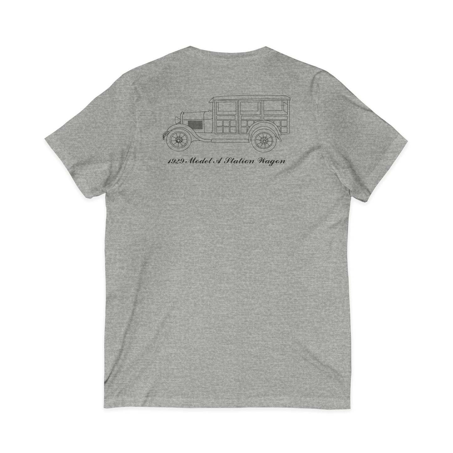 1929 Station Wagon Women's V-Neck Shirt