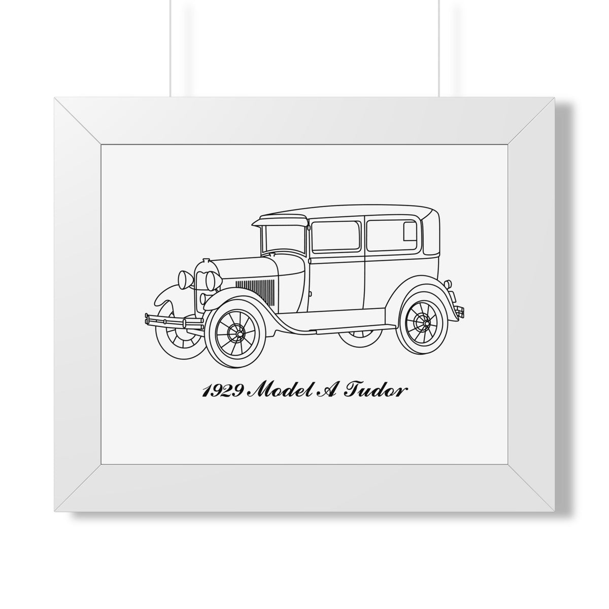 1929 Tudor Framed Drawing