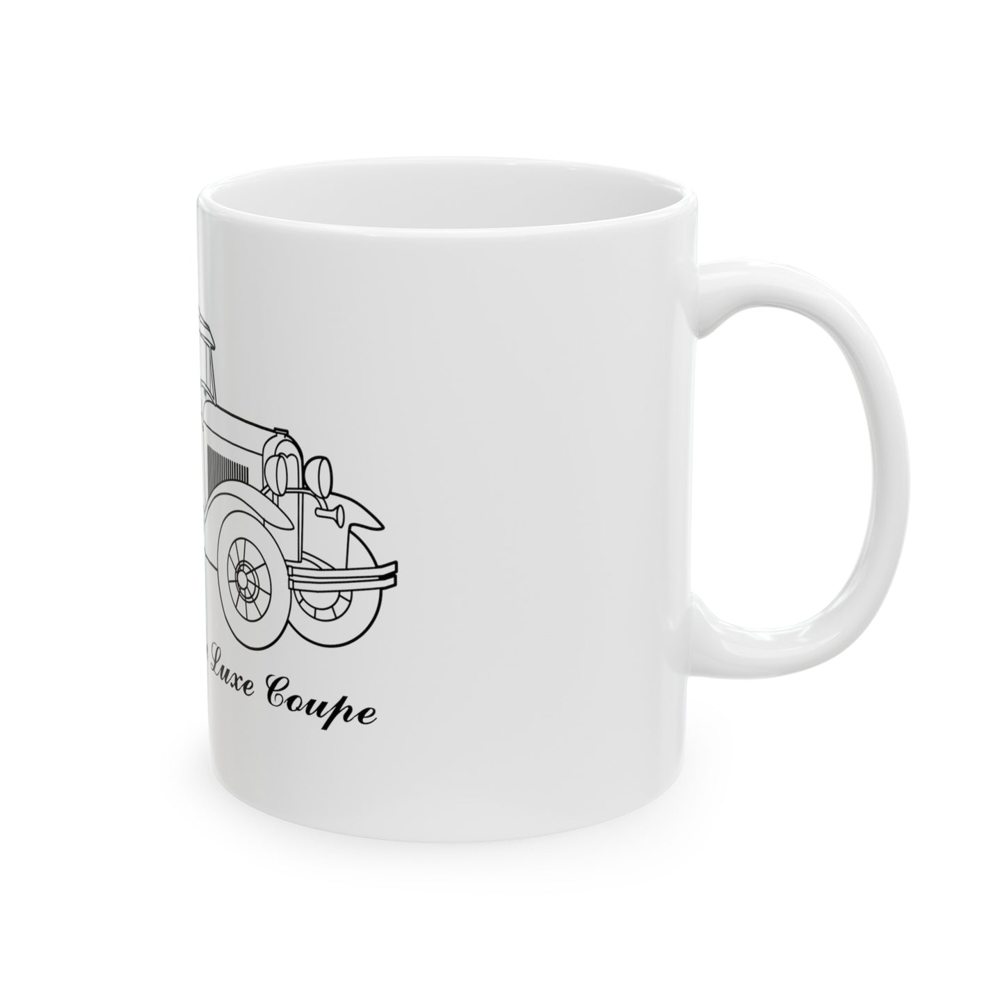 1930 De Luxe Coupe White Mug