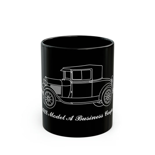 1928 Business Coupe Black Mug