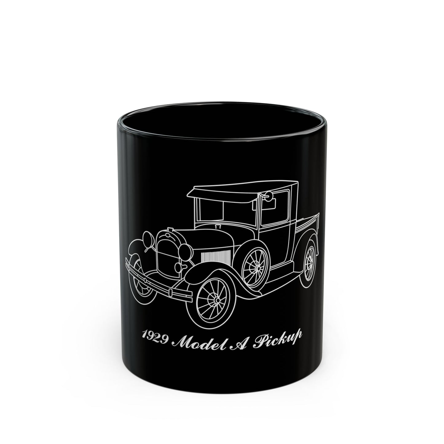 1929 Pickup Black Mug