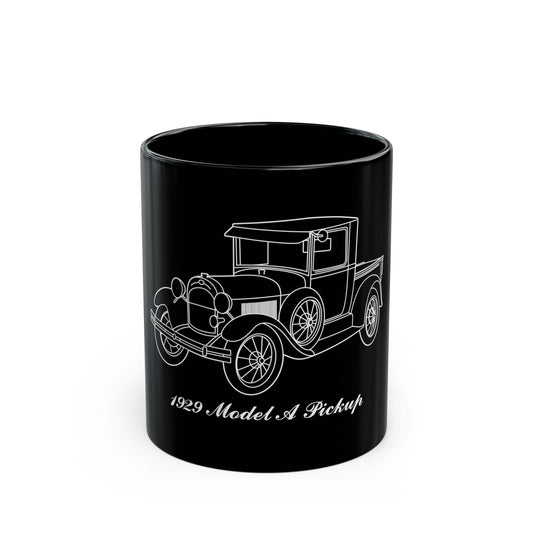 1929 Pickup Black Mug
