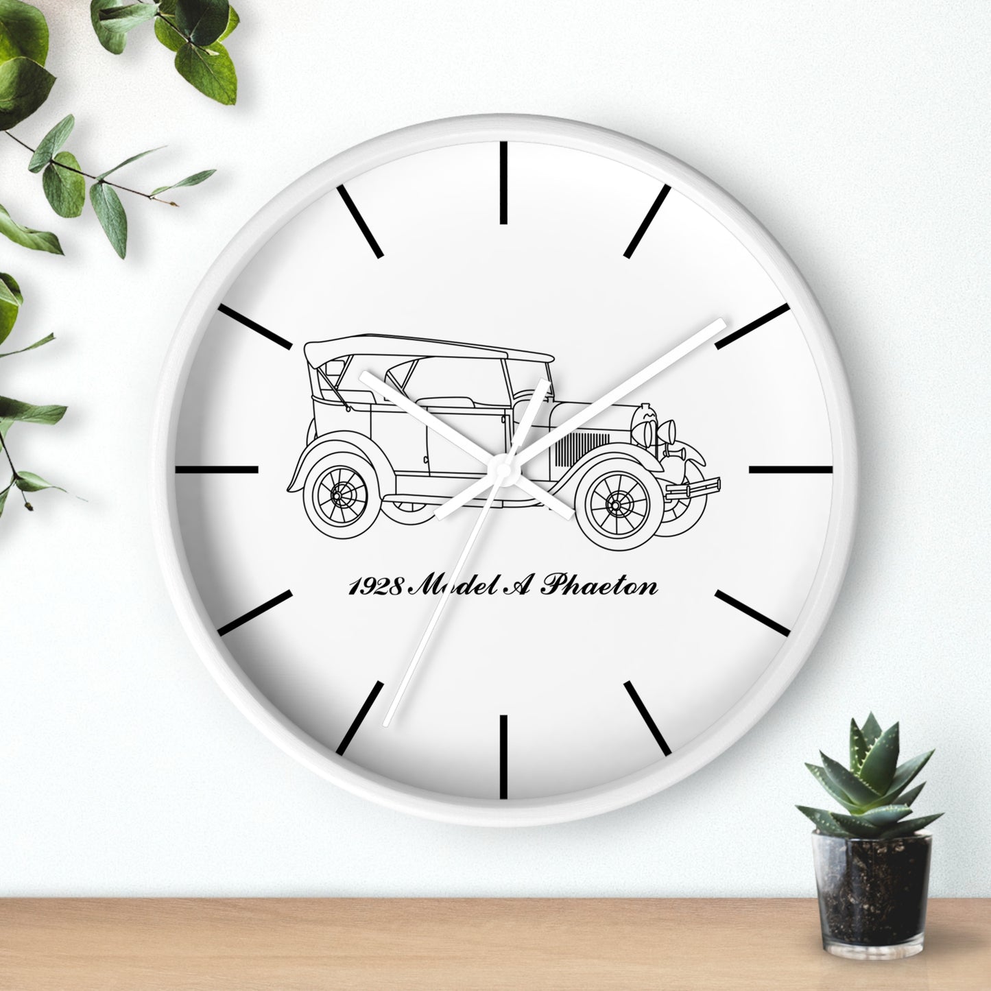1928 Phaeton Wall Clock