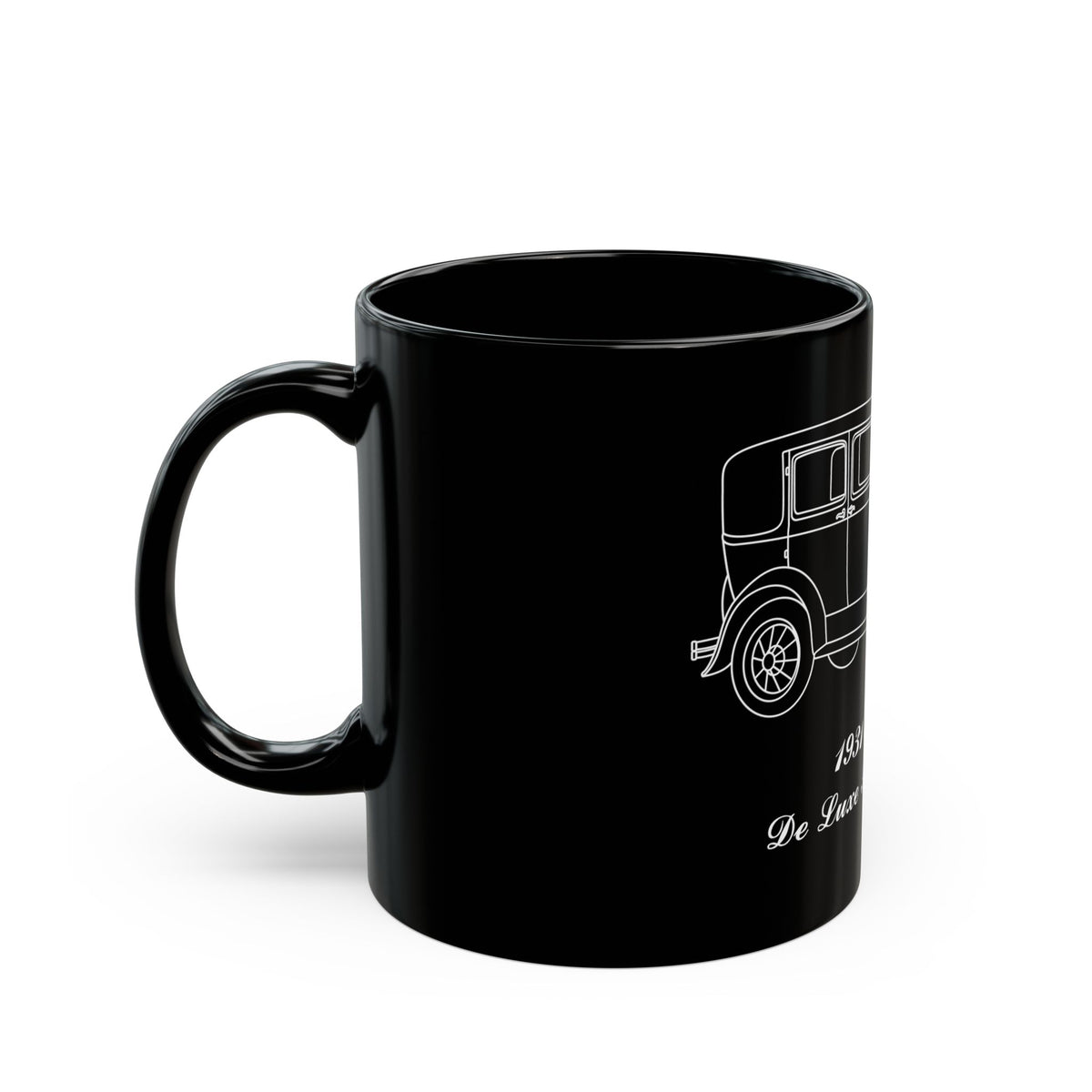 1931 De Luxe Fordor Sedan Black Mug