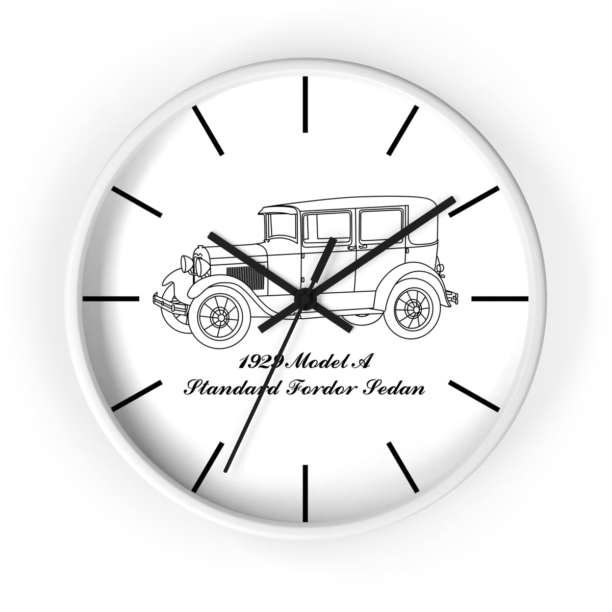 1929 Standard Fordor Sedan (2-Window) Wall Clock