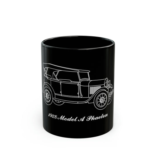 1928 Phaeton Black Mug