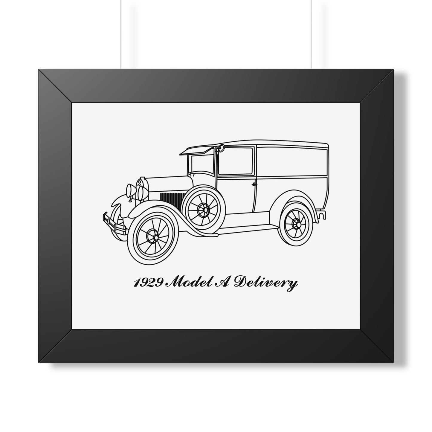 1929 Delivery Framed Drawing